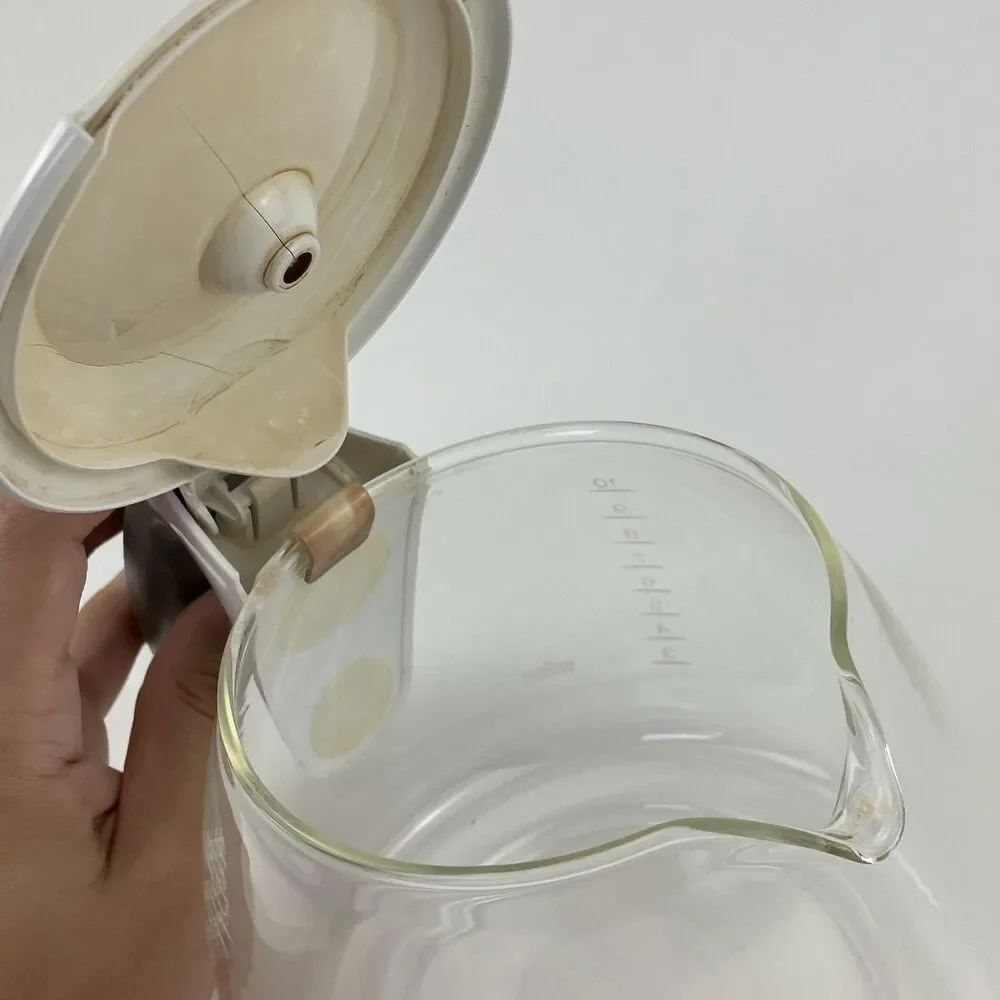 Braun KFK 500 Coffee Maker Carafe AromaDeluxe White Glass 10 Cups